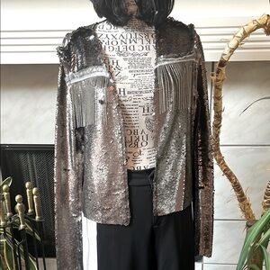 Sequin Fringe Women's Jacket